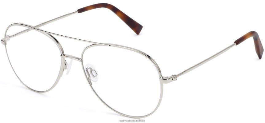 warby_parker_t4ft0t138_brille_poliertes_silber_york.jpg Warby Parker T4FT0T138 Brille poliertes Silber York – Bild 1