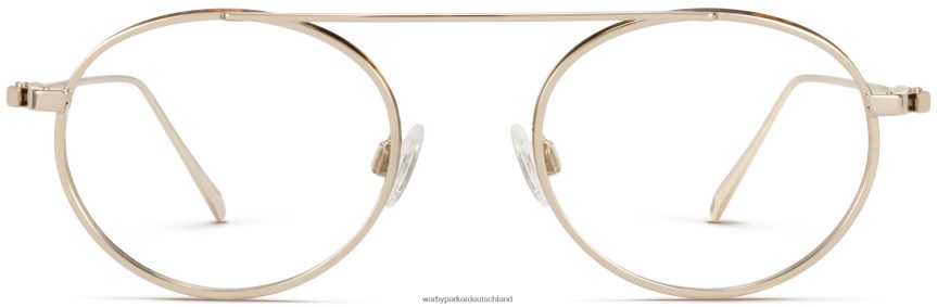 Warby Parker T4FT0T223 Brille Poliertes Gold mit mattem Whiskey-Schildpatt Corwin – Bild 4