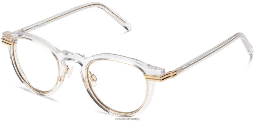 warby_parker_t4ft0t249_brille_kristall_mit_poliertem_gold_arti.jpg Warby Parker T4FT0T249 Brille Kristall mit poliertem Gold arti – Bild 1
