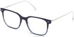Warby Parker T4FT0T256 Brille Mitternachtsfade mit poliertem Silber Kaleb