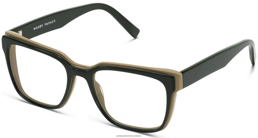 warby_parker_t4ft0t298_brille_waldgruen_mit_sand_cumberland.jpg Warby Parker T4FT0T298 Brille Waldgrün mit Sand Cumberland – Bild 1