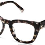 Warby Parker T4FT0T324 Brille schwarze Johannisbeerschildkröte Lorena