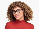 Warby Parker T4FT0T334 Brille Tiefschwarz mit Roségold maeve – Bild 2