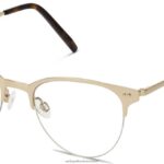 Warby Parker T4FT0T347 Brille poliertes Gold sahana