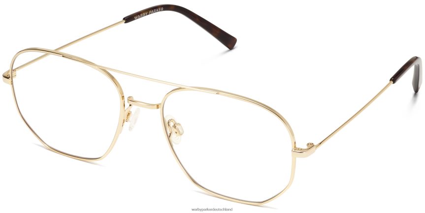warby_parker_t4ft0t388_brille_poliertes_gold_aram.jpg Warby Parker T4FT0T388 Brille poliertes Gold Aram – Bild 1