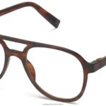 Warby Parker T4FT0T420 Brille Cognac-Schildkröte matt Feldspieler