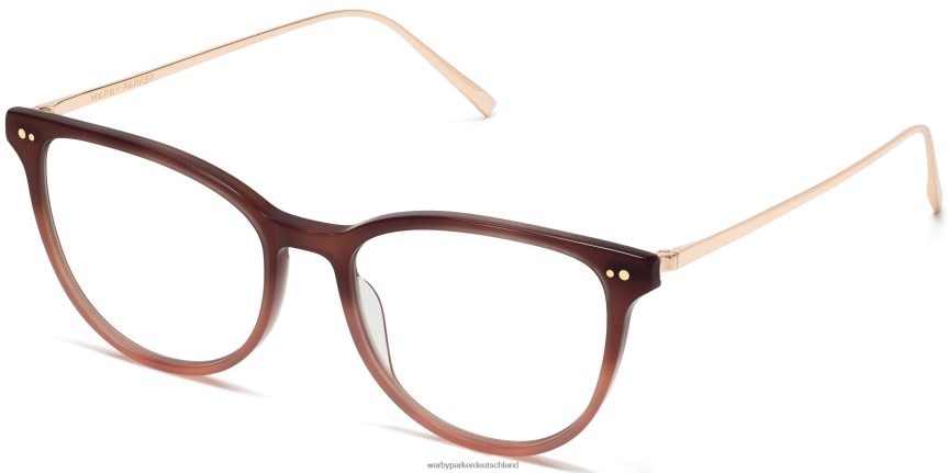 warby_parker_t4ft0t427_brille_maulbeerschildkroeten_fade_mit_poliertem_gold_maren.jpg Warby Parker T4FT0T427 Brille Maulbeerschildkröten-Fade mit poliertem Gold Maren – Bild 1