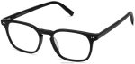 Warby Parker T4FT0T45 Brille tiefschwarz matt Santiago