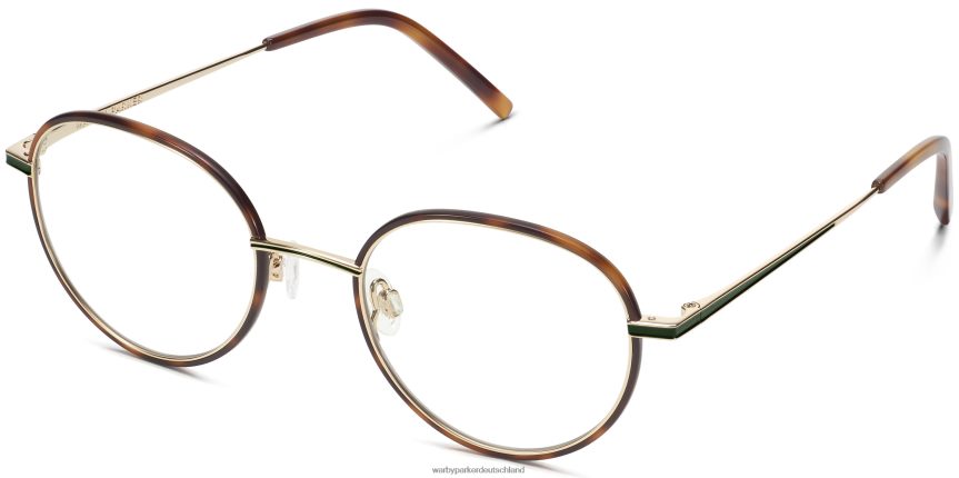 warby_parker_t4ft0t467_brille_eichenfass_mit_poliertem_gold_henderson.jpg Warby Parker T4FT0T467 Brille Eichenfass mit poliertem Gold Henderson – Bild 1