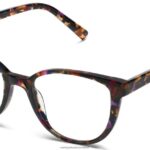 Warby Parker T4FT0T475 Brille Rosa Rotkehlchenschildkröte Elodie