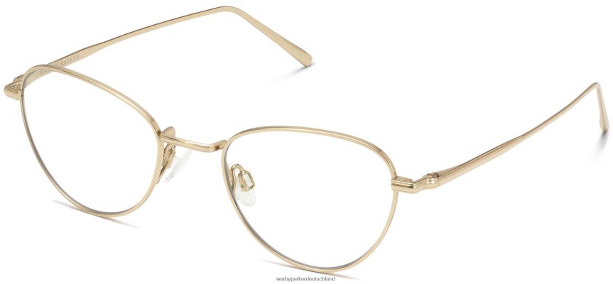 warby_parker_t4ft0t478_brille_poliertes_gold_shirley.jpg Warby Parker T4FT0T478 Brille poliertes Gold Shirley – Bild 1