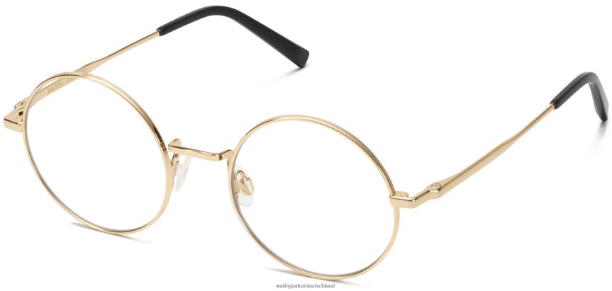 warby_parker_t4ft0t482_brille_poliertes_gold_crowley.jpg Warby Parker T4FT0T482 Brille poliertes Gold Crowley – Bild 1