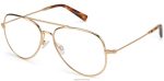 Warby Parker T4FT0T485 Brille poliertes Gold Räuber