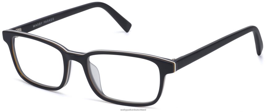 warby_parker_t4ft0t515_brille_schwarze_matte_sonnenfinsternis_kran.jpg Warby Parker T4FT0T515 Brille schwarze matte Sonnenfinsternis Kran – Bild 1