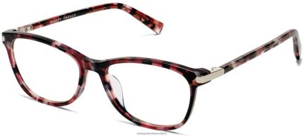 Warby Parker T4FT0T552 Brille violetter Quarzkristall mit poliertem Silber Gänseblümchen