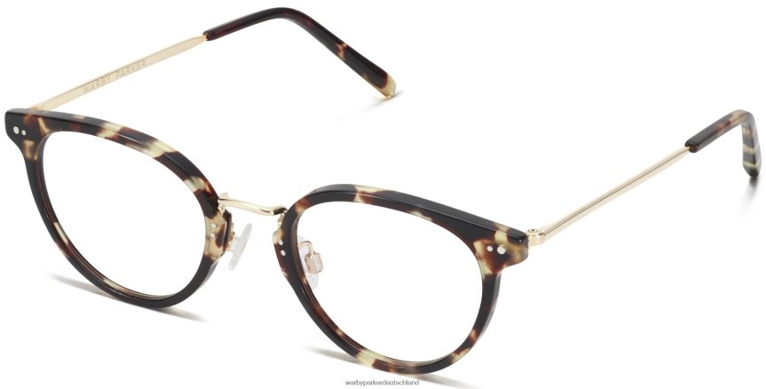 warby_parker_t4ft0t559_brille_trueffelschildkroete_mit_poliertem_gold_elina.jpg Warby Parker T4FT0T559 Brille Trüffelschildkröte mit poliertem Gold Elina – Bild 1