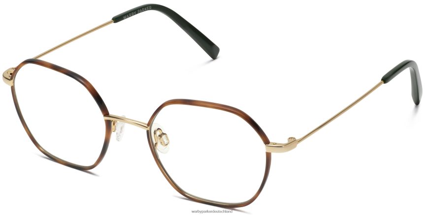 warby_parker_t4ft0t56_brille_eichenfass_mit_poliertem_gold_murrow.jpg Warby Parker T4FT0T56 Brille Eichenfass mit poliertem Gold Murrow – Bild 1
