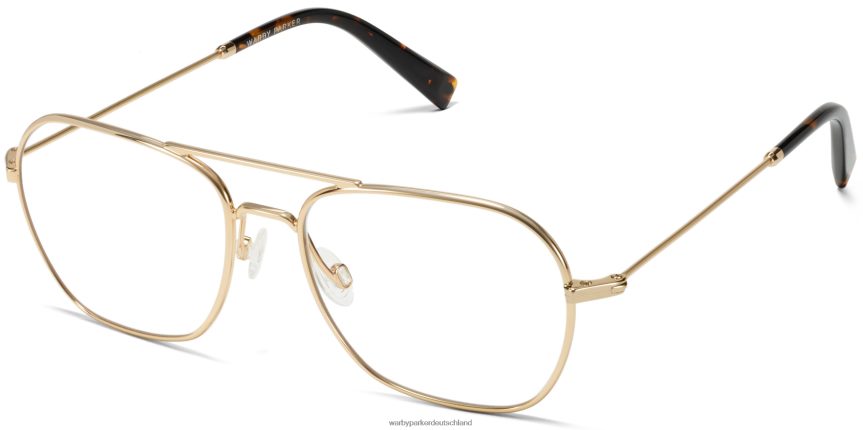 warby_parker_t4ft0t59_brille_poliertes_gold_abe.jpg Warby Parker T4FT0T59 Brille poliertes Gold abe – Bild 1
