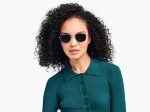 Warby Parker T4FT0T604 Brille antikes Silber stumpf – Bild 2