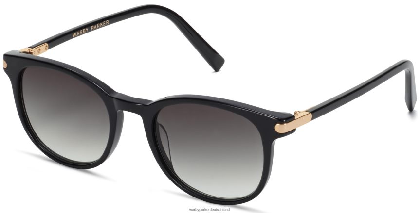 warby_parker_t4ft0t632_brille_tiefschwarz_mit_poliertem_gold_durand.jpg Warby Parker T4FT0T632 Brille tiefschwarz mit poliertem Gold durand – Bild 1