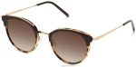 Warby Parker T4FT0T654 Brille geschichtete Marzipan-Schildkröte mit poliertem Gold angelise