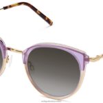 Warby Parker T4FT0T655 Brille geschichteter Pflaumenkristall mit poliertem Gold angelise