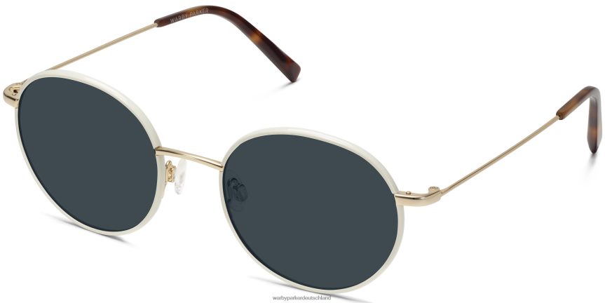 warby_parker_t4ft0t697_brille_weisse_jade_mit_poliertem_gold_duncan.jpg Warby Parker T4FT0T697 Brille weiße Jade mit poliertem Gold Duncan – Bild 1