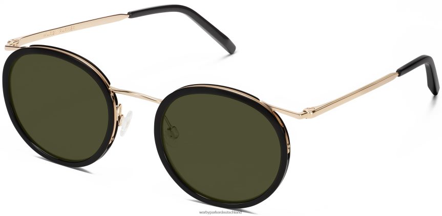warby_parker_t4ft0t699_brille_tiefschwarz_mit_poliertem_gold_bergen.jpg Warby Parker T4FT0T699 Brille tiefschwarz mit poliertem Gold Bergen – Bild 1