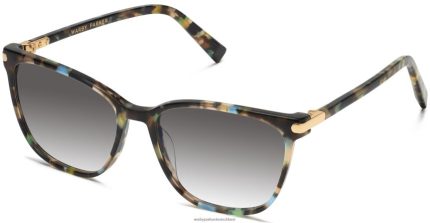 Warby Parker T4FT0T713 Brille Aventurin-Schildkröte mit poliertem Gold esme