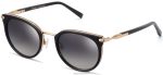 Warby Parker T4FT0T792 Brille tiefschwarz mit poliertem Gold weißer