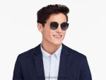 Warby Parker T4FT0T792 Brille tiefschwarz mit poliertem Gold weißer – Bild 3