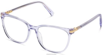 Warby Parker T4FT0T82 Brille Glockenblumenkristall mit poliertem Gold esme