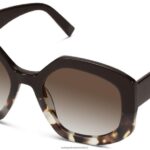 Warby Parker T4FT0T844 Brille Ganache-Schildkröten-Fade adira