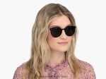 Warby Parker T4FT0T857 Brille tiefschwarz mit poliertem Gold langley – Bild 2