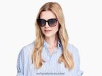 Warby Parker T4FT0T858 Brille tiefschwarz mit poliertem Gold vela – Bild 2