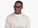 Warby Parker T4FT0T860 Brille tiefschwarz mit poliertem Gold Aurelia – Bild 3