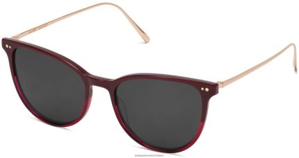 Warby Parker T4FT0T897 Brille Ochsenblut verblasst mit poliertem Gold Maren