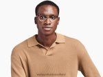 Warby Parker T4FT0T91 Brille geschichtete Haselnussschildkröte mit poliertem Gold Finnegan – Bild 3