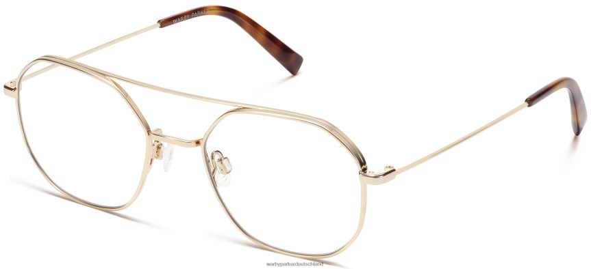 warby_parker_t4ft0t95_brille_poliertes_gold_renaldo.jpg Warby Parker T4FT0T95 Brille poliertes Gold renaldo – Bild 1