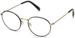 Warby Parker T4FT0T101 Brille gebürstete Tinte mit poliertem Gold Simon