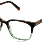 Warby Parker T4FT0T112 Brille grüner Granat verblasst Hughes