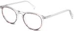 Warby Parker T4FT0T117 Brille Kristall mit Ahorn haskell