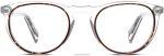 Warby Parker T4FT0T117 Brille Kristall mit Ahorn haskell – Bild 4