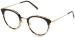 Warby Parker T4FT0T133 Brille geschichtete Marzipan-Schildkröte mit poliertem Gold angelise