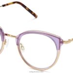 Warby Parker T4FT0T134 Brille geschichteter Pflaumenkristall mit poliertem Gold angelise