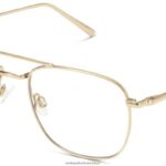 Warby Parker T4FT0T140 Brille poliertes Gold gus