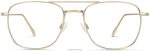 Warby Parker T4FT0T140 Brille poliertes Gold gus – Bild 4