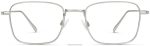Warby Parker T4FT0T145 Brille poliertes Silber joaquin – Bild 4