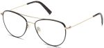 Warby Parker T4FT0T170 Brille gebürstete Tinte mit poliertem Gold Hani
