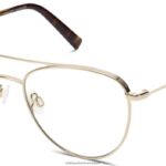 Warby Parker T4FT0T171 Brille poliertes Gold Hani
